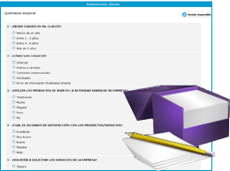 Envía tu encuesta de satisfaccion del cliente interno